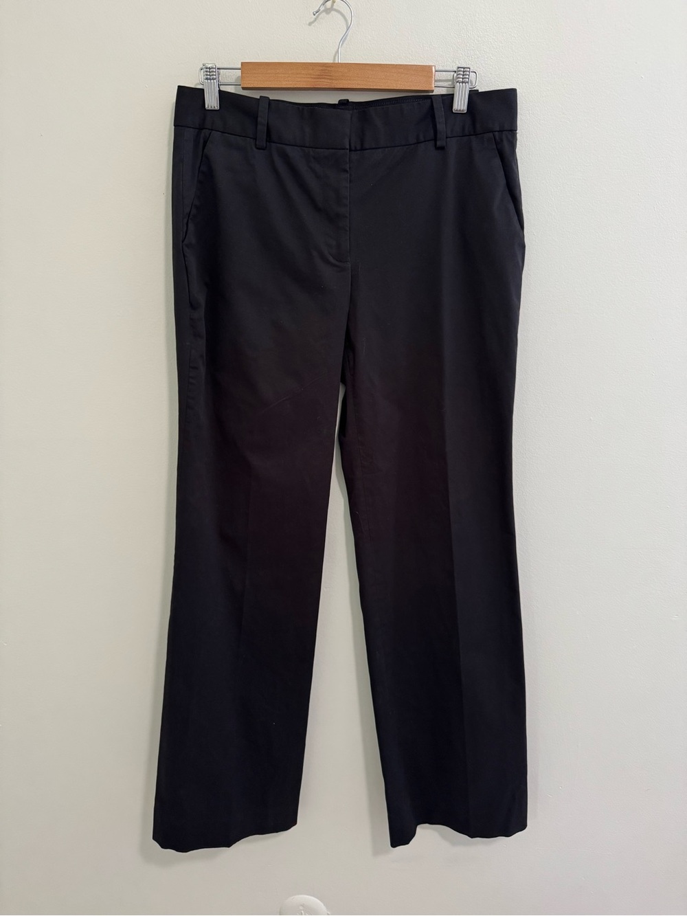 J Crew Black Cafe Trousers